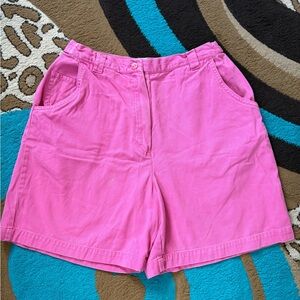 Petite Sophisticate Bright Pink Women's Shorts